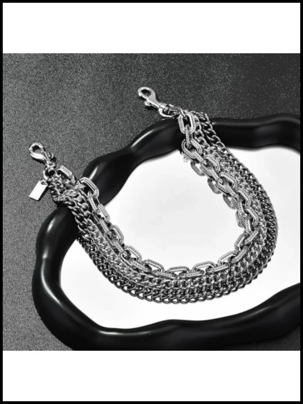 3 in 1 Layered Bag and Purse Charms Chain Strap Top Handle Replacement 20